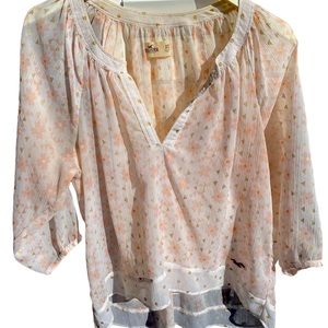 Hollister sheer blouse